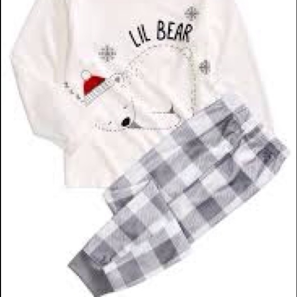 Matching Kids Lil Bear Pajama Set, Created Macyś - Picture 3 of 9